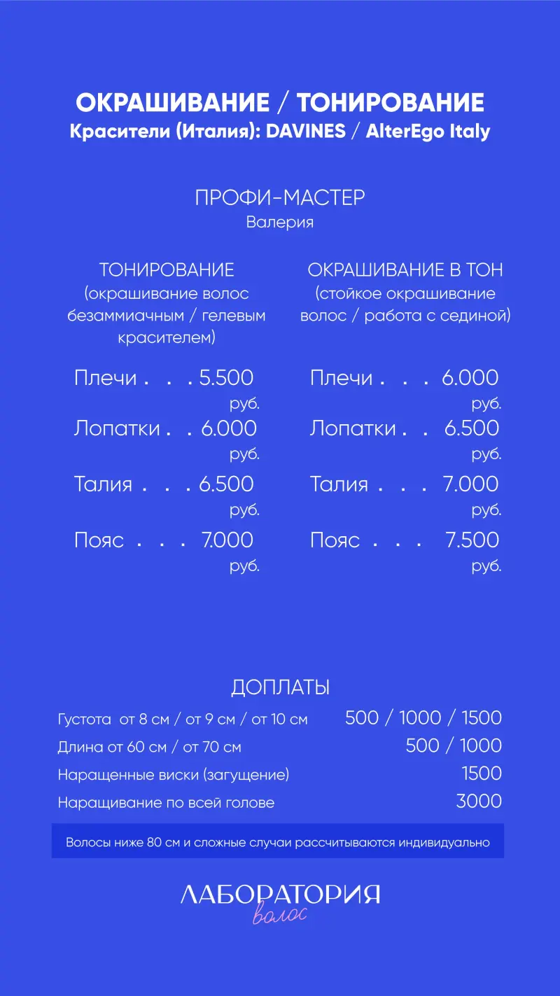 Тонирование и окрашивание