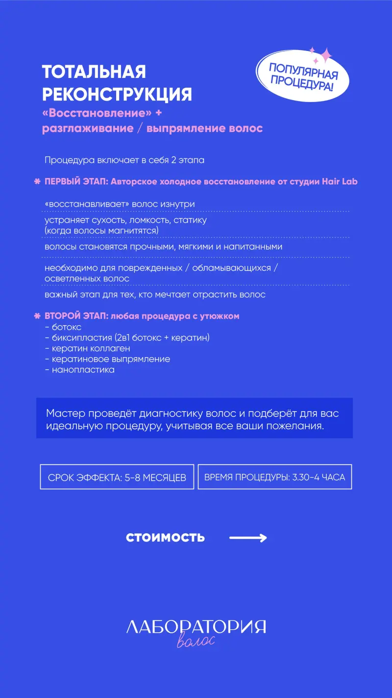 Тотальная реконструкция — описание